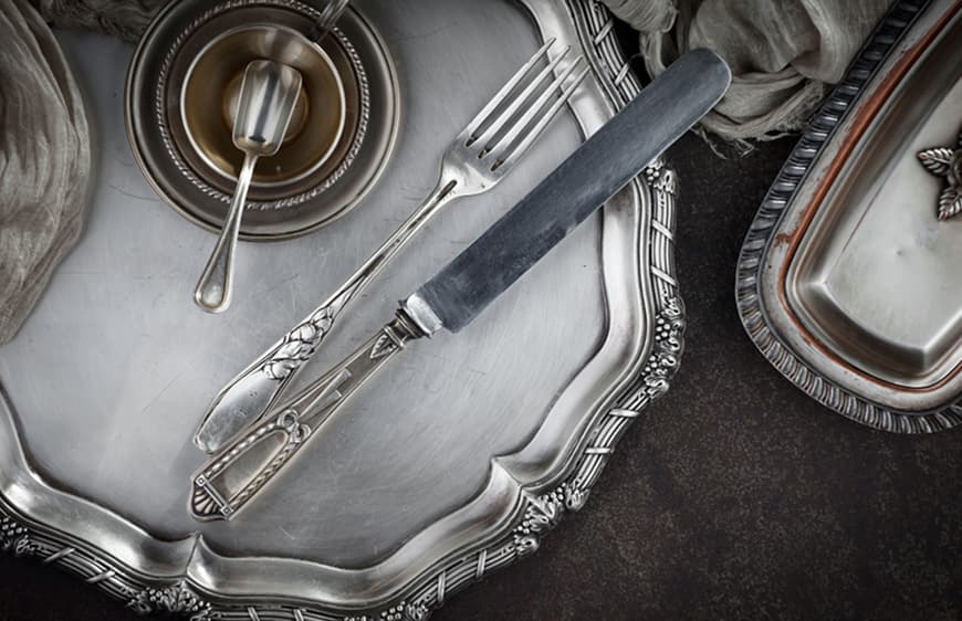 Столовое серебро (1,2 кг) — 85 000 ₽